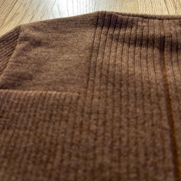 RAG & BONE audrina washable wool crew sweater slim fit camel brown size M - Picture 10 of 14